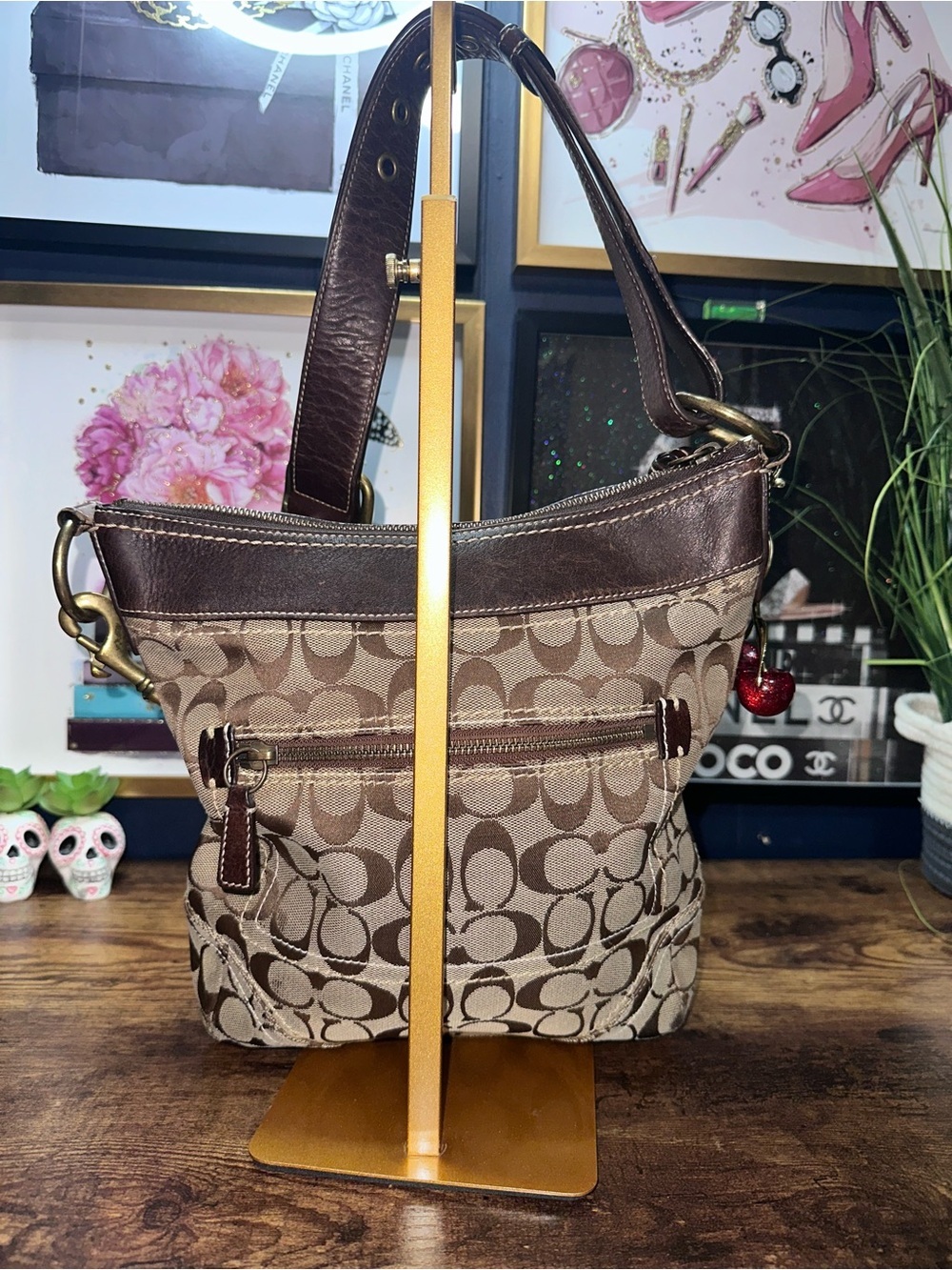 2006 Coach Signature Canvas Ergo Bag - Picture 4 of 16